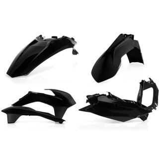 14-16 KTM EXC/EXC-F/XCF-W/XC-W Plastic Kit - Black