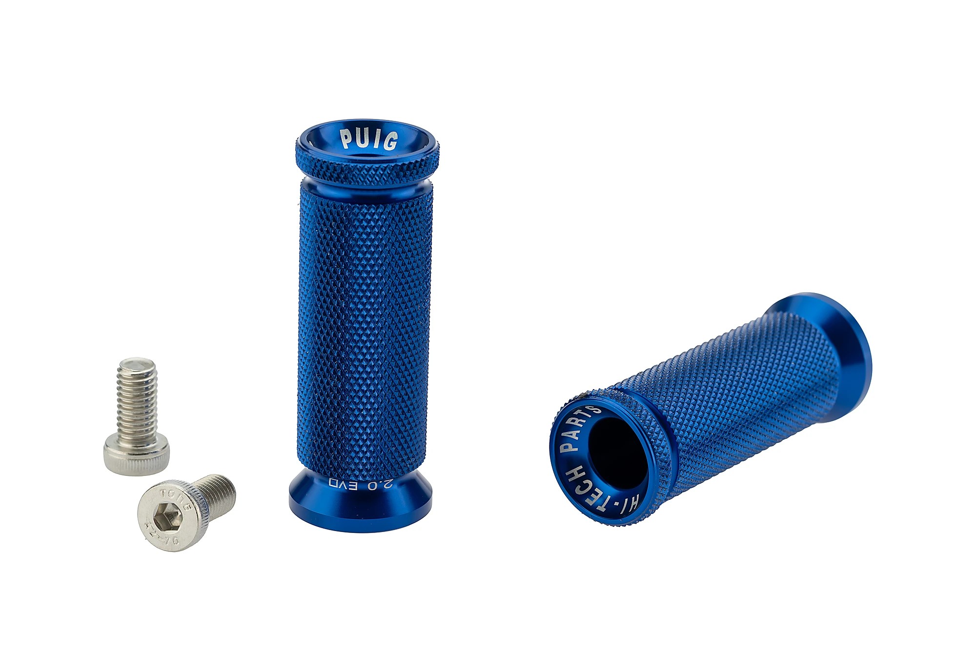 Evolution Footpegs Blue