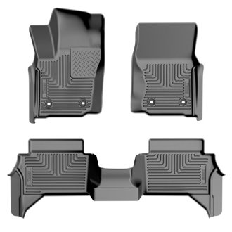 24-25 Toyota Tacoma Hybrid Weatherbeater Front & 2nd Seat Floor Liners - Black