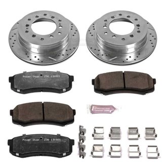 Z36 Truck and SUV Carbon-Fiber Ceramic Brake Pad and Drilled & Slotted Rotor Kit