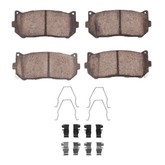 R1 Ceramic Pads and Hardware Kit