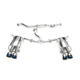 2022+ Subaru WRX Q300 Rolled Titanium Tip Cat-Back Exhaust