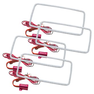 Led Halo Kit, New Square Ring Design, White