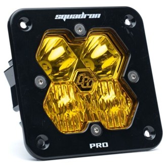 Squadron 2.0 Pro LED Driving Flush Mount (Single Light) - Baja Amber
