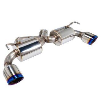 Nissan 370Z (Z34) V2 Axle Back Exhaust w/ Burnt Stainless Steel Double Wall Tip