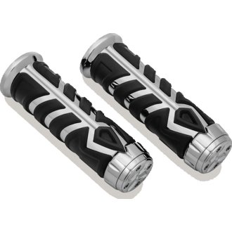Spear Grips For 7/8in Universal Indian Chrome