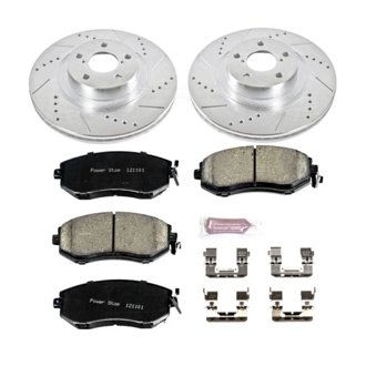 Z23 Daily Driver Carbon-Fiber Ceramic Brake Pad and Drilled & Slotted Rotor Kit