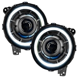 Oculus Bi-Led Projector Headlights For Jeep Wrangler Jl / Gladiator Jt