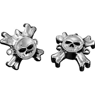 Replacement Zombie Grip Emblems With Throttle Boss Chrome