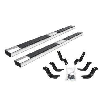 6" OE Xtreme II Side Steps with Mounting Brackets Kit