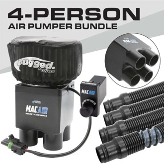 MAC Air 4-Person Helmet Air Pumper (Bundle