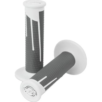 Full Diamond Clamp-On Grips - White/Dark Gray