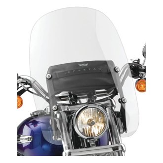 06-17 HD FX Glide/ 83-05 FX/ 84-13/18-22 FX Softail Spartan Windshield 19 in.- Clear