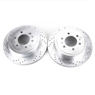 Evolution Performance Drilled And Slotted Rotor Pair