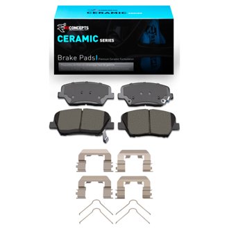 R1 Ceramic Pads and Hardware Kit