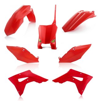 19-21 Honda CRF250RX 5-pc Replica Body Kit - - Red