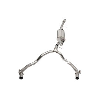 Corsa 2021-2025 Cadillac Escalade ESV 6.2L Dual Rear 3.5/2.75in Sport Cat-Back Uses Factory Bezels