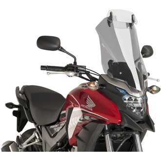 Touring Windshield With Visor Smoke