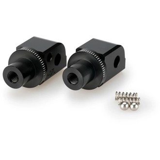 Adaptor Passenger Footpeg Black