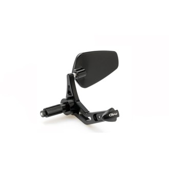 Clutch Lever Protector With Rearview Mirror Pro Black