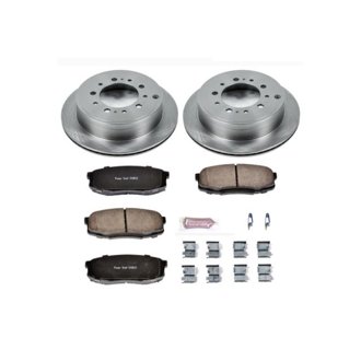 Oe Stock Replacement Low-Dust Ceramic Brake Pad And Rotor Kit