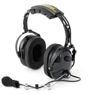 H22 Over the Head (OTH) Headset for 2-Way Radios - Black Carbon Fiber
