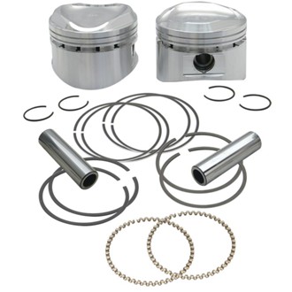 84-99 BT 89in Low Compression Stroker Pistons - .020in
