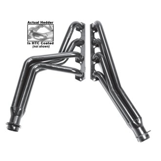 Silver Long-Tube EO Headers for 1966-77 4WD Ford Broncos with 302W
