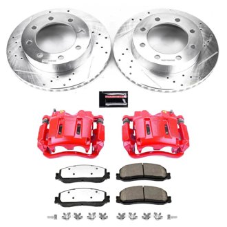Z36 Truck and SUV Ceramic Brake Pad, Drilled & Slotted Rotor, and Caliper Kit