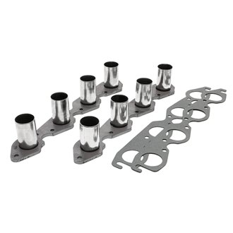 BB Chevy Header Flanges with Starter Stubs For 2-1/2 In. Tubes