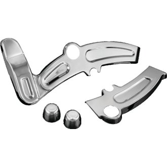 Boomerang Frame Covers 08-17 Softails Chrome
