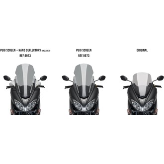Windshield V-Tech Line Touring Smoke
