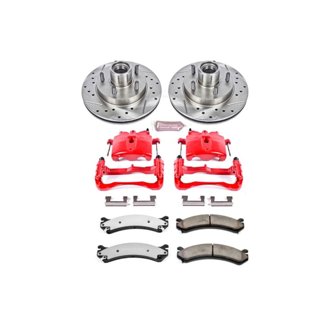 Z36 Truck and SUV Ceramic Brake Pad, Drilled & Slotted Rotor, and Caliper Kit
