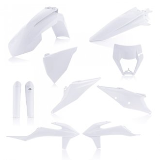 20-23 KTM 150-500 XCF-W/ XC-W-tpi/ EXC-tpi/ EXC-F Full Plastic Kit - 20 White