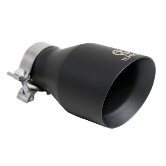 Takeda 409 Stainless Steel Clamp-on Exhaust Tip Black
