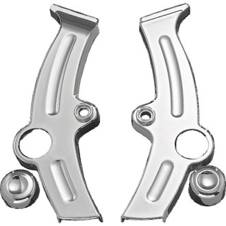 Boomerang Frame Covers For 00-07 Softail Chrome