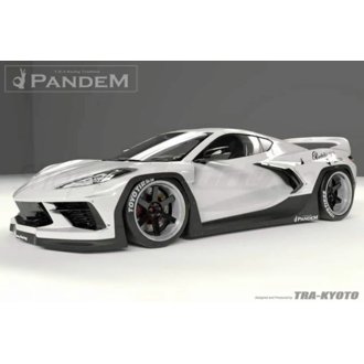 Pandem RB 2020+ Chevrolet Corvette C8 Complete Wide Body Aero Kit w/ Wing