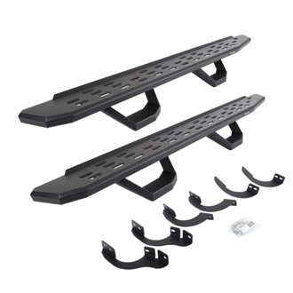 RB30 Running Boards with Mounting Brackets, 2 Pairs Drop Steps Kit