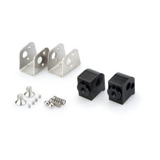 Adaptor Adjustable Passenger Footpeg Black