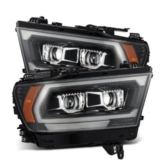19-22 Dodge Ram 1500 PRO-Series Projector Headlights Black w/Seq Signal/DRL