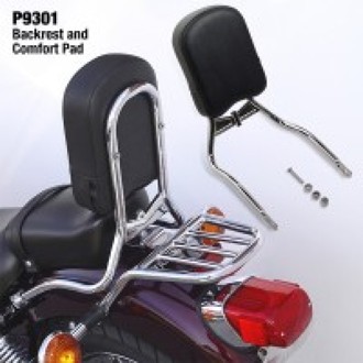 07+ Yamaha XV250 Virago/XVS250 V Star Backrest/Mounting Kit