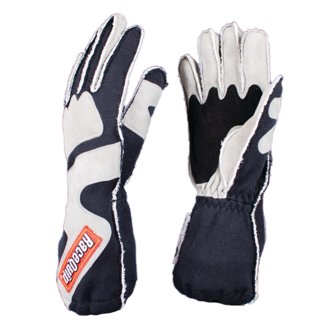 SFI-5 Gray/Black Small Outseam w/ Closure Glove