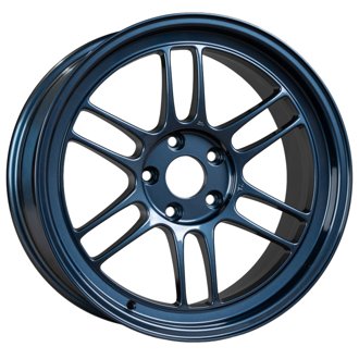 RPF1 18x9.5 5x114.3 38mm Offset 73mm Center Bore Misty Blue Wheel