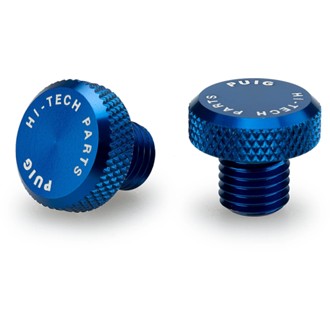 Mirror Hole Screw Plug Blue