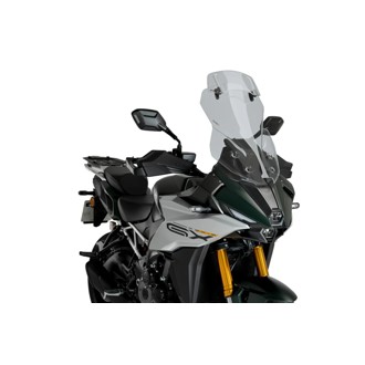 Touring Windshield With Visor Smoke