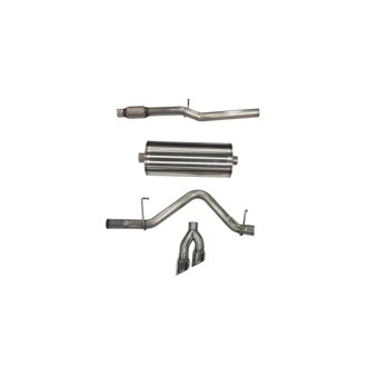 Corsa 2019-24 Chevy Silverado 5.3L Crew Cab Short Bed Sport Cat-Back Dual Rear Exit w/ Polished Tips