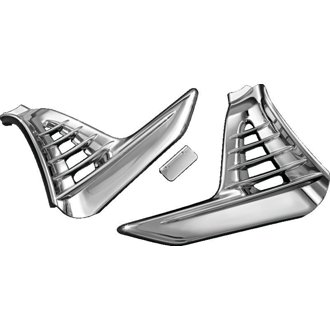 Louvered Battery Box Cover 01-10 GL1800 Chrome