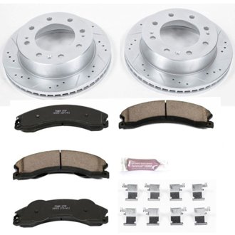 Z23 Daily Driver Carbon-Fiber Ceramic Brake Pad and Drilled & Slotted Rotor Kit
