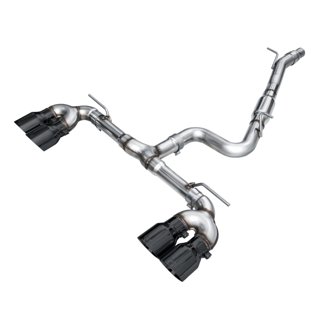 AWE Track Edition Exhaust for Volkswagen MK8 Golf R - Diamond Black Tips