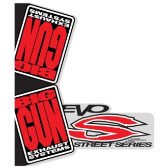 Evo S Muffler Wrap Decal